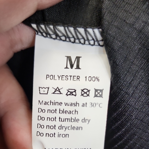 Black Long Sleeve Tee with Colorful Graphic - Picture 2 of 5